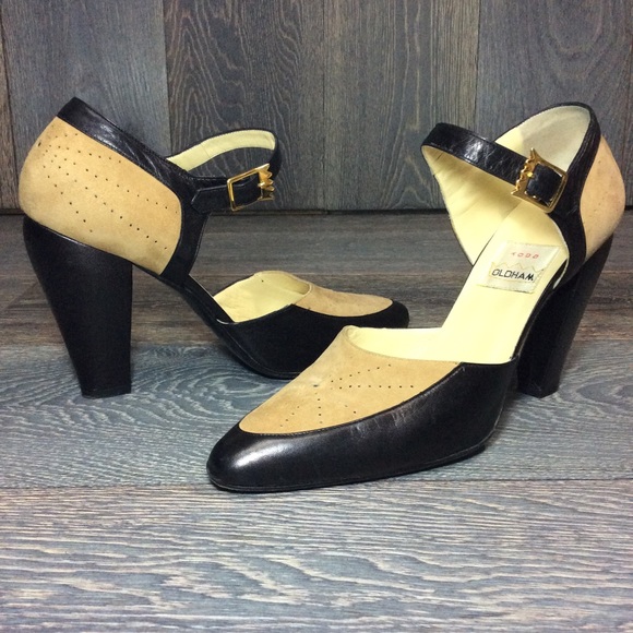 Todd Oldham Shoes - Todd Oldham Shoes Leather Suede Heels Ankle Strap